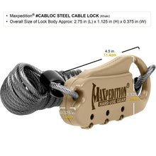 Load image into Gallery viewer, Steel Cable Lock