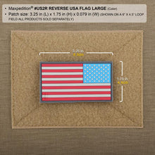Load image into Gallery viewer, Reverse USA Flag Morale Patch (Large)
