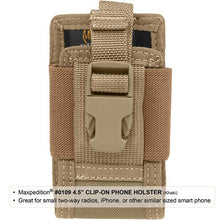 Load image into Gallery viewer, 4.5&quot; Clip-On Phone Holster (CLOSEOUT. FINAL SALE.)
