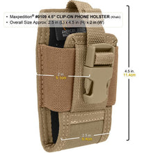 Load image into Gallery viewer, 4.5&quot; Clip-On Phone Holster (CLOSEOUT. FINAL SALE.)
