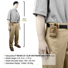 Load image into Gallery viewer, 4.5&quot; Clip-On Phone Holster (CLOSEOUT. FINAL SALE.)
