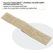 Load image into Gallery viewer, Sneak Universal Holster Insert With Mag Retention
