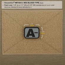Load image into Gallery viewer, A- Blood Type Morale Patch
